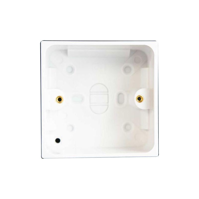 Dencon Pattress Box with Earth 1-Gang 45mm Dencon - NN4 Online