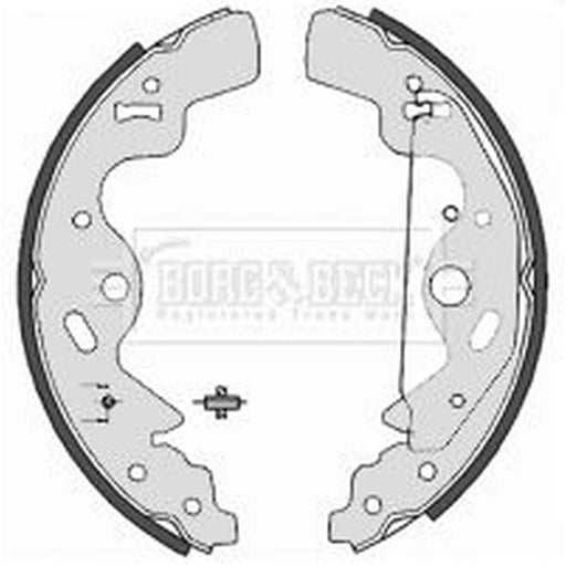 Borg & Beck Brake Shoe Set Axle Kit BBS6357