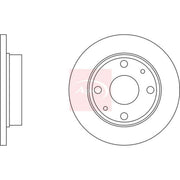 Apec Front Brake Solid Discs & Pads fits Daihatsu Trevis 2006 on 1.0