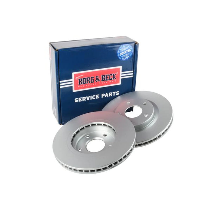 Borg & Beck Front & Rear Brake Discs & Pads fits Nissan Qashqai I 2007-2013