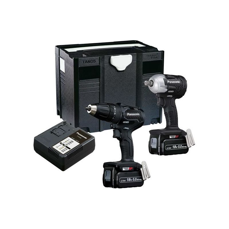 Panasonic EYC242LJ2G31 Twin Pack 18V 2 x 5.0Ah Li-ion Panasonic - Dynamic Drive