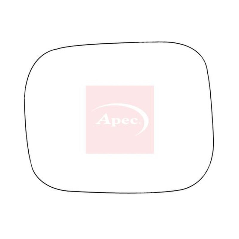 Apec Exterior Wing Mirror Glass Left fits Volvo XC70 II 2007-2016 2.4 3.2