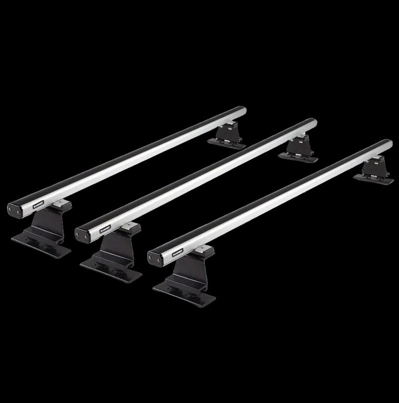 Summit Commercial 3 x Aluminium Fixed Point Roof Bars Rack 1.7m SULC-015 Summit - Bars 4 Cars