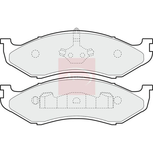 Apec Front Brake Pad Set PAD852