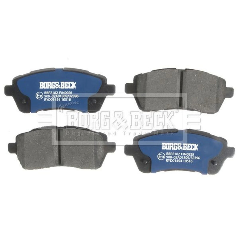 Borg & Beck Front Brake Vented Discs & Pads fits Suzuki Swift III 2010-2017 1.2