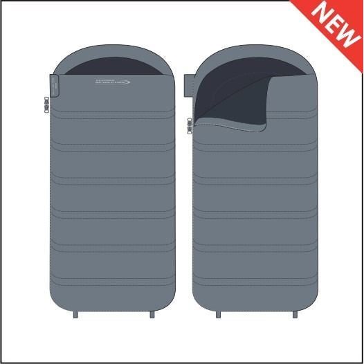 Outdoor Revolution Sun Star Midi 300 DL Pebble Sleeping Bag Outdoor Revolution - Dynamic Drive