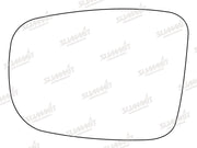 Summit Non-Heated Base Plate With Standard Mirror Glass fits Hyundai i10 07 on i20 09 on LHS Summit - Bars 4 Cars
