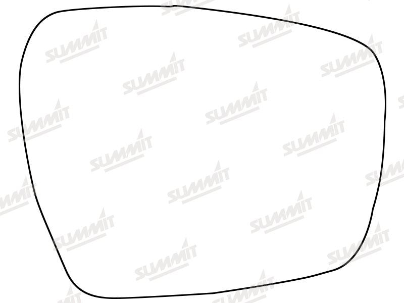 Summit Stick-On Standard Mirror Glass fits Ford S-Max 15 on RHS Summit - Bars 4 Cars