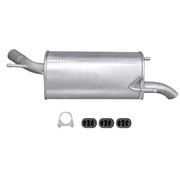 Hella End Silencer Rear fits Opel Corsa C 2000-2009 1.2