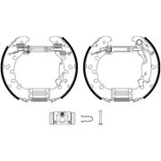 Mintex Brake Shoe Set Axle Kit fits Citroën Nemo 2009 on 1.4