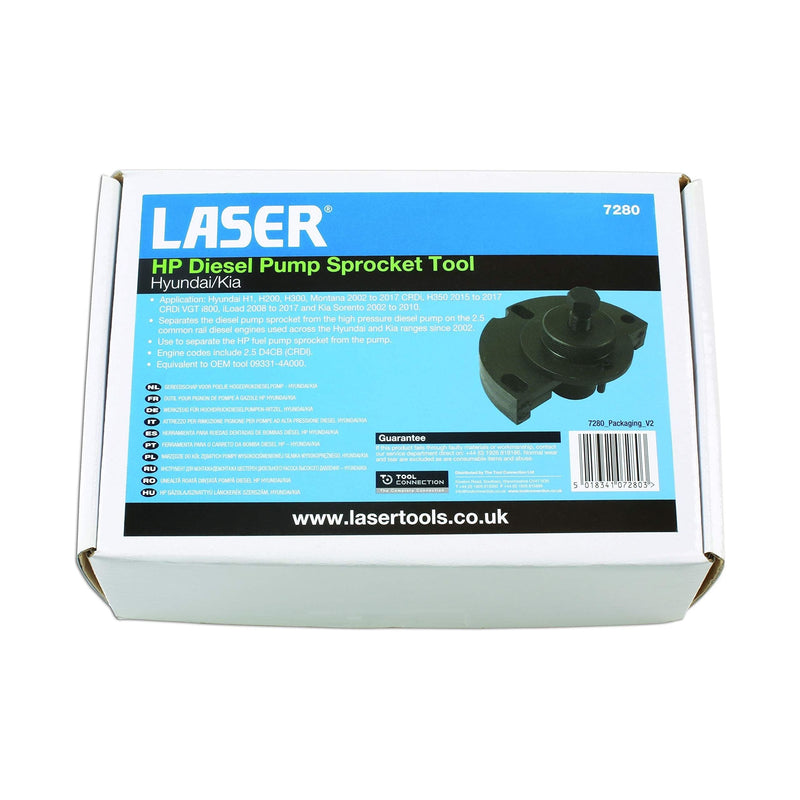 Laser High Pressure Diesel Pump Sprocket Tool - for Hyundai, Kia 7280 Laser - Dynamic Drive