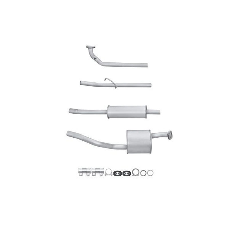 Hella End Silencer Rear fits Daihatsu Charade VI 2003 on 1.0