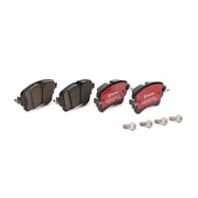 Brembo 4 x Rear Brake Pad Set fits Audi A4 Allroad B9 2016-2020 2.0 3.0