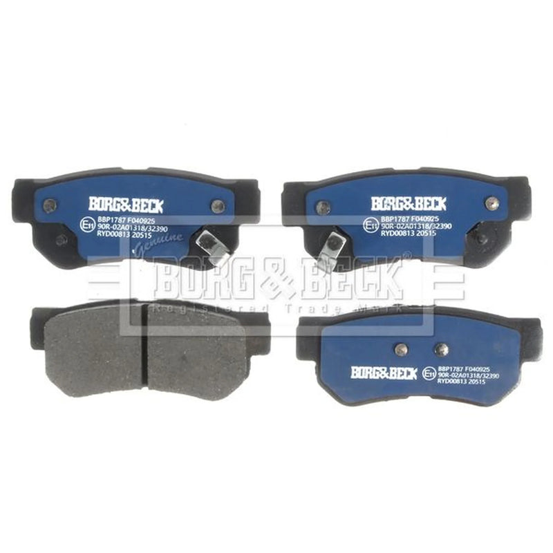 Borg & Beck Front & Rear Brake Discs & Pads fits Hyundai Xg 1998-2005