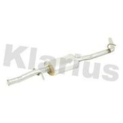 Klarius Box With Centre Pipe Centre fits Renault Kangoo 2001 on 1.2