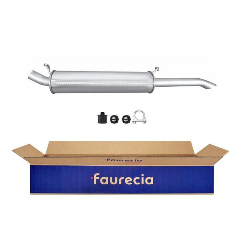 Hella End Silencer Rear fits Opel Ascona C 1981-1988 1.3 1.6