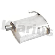 Klarius Box With Tail Pipe Rear fits Fiat 500 2007 on 1.2