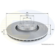 Comline Front & Rear Brake Discs & Pads fits Toyota Avensis 2008-2018 2.0 2.2