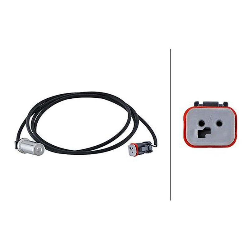 Hella ABS Wheel Speed Sensor Rear Right fits Renault Trucks C 2013 on