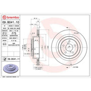 Brembo Front & Rear Brake Discs & Pads fits Subaru Impreza 2002-2005 2.0