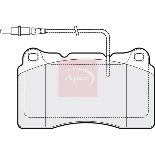 Apec Front Brake Pad Set PAD1241