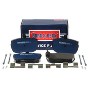 Borg & Beck Front & Rear Brake Discs & Pads fits Land Rover Range Rover
