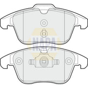 NAPA Front Brake Pad Set fits Ford Galaxy 2006-2015 2.0