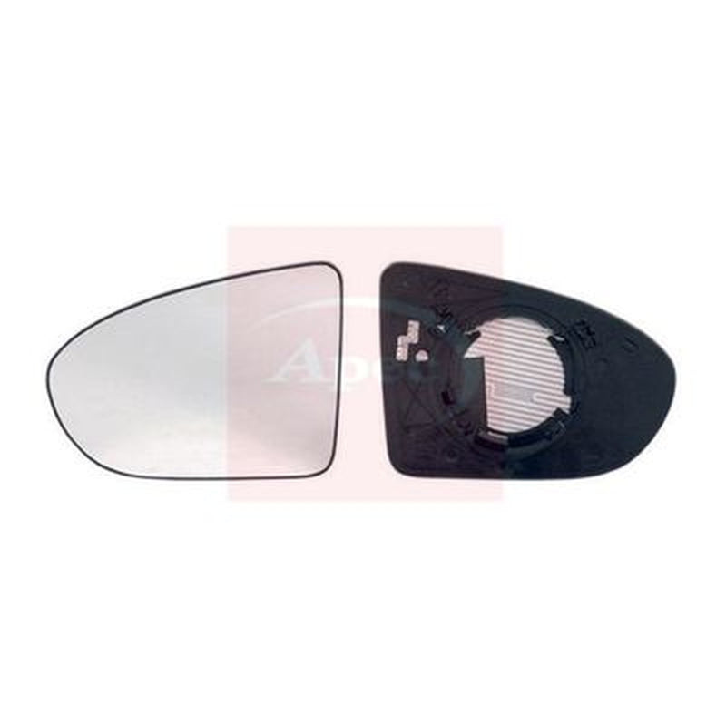 Apec Exterior Wing Mirror Glass Left fits Nissan Qashqai +2 2007-2014
