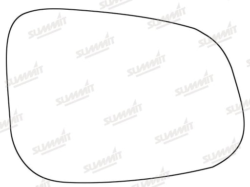 Summit Stick-On Standard Mirror Glass fits Jaguar XF 08 to 18 RHS Summit - Bars 4 Cars