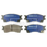 Borg & Beck Front Brake Vented Discs & Pads fits Kia Shuma II 2001-2004 1.6 1.8