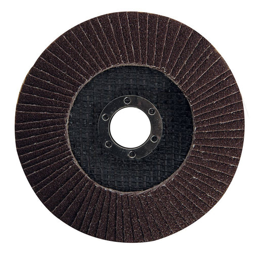 Silverline Aluminium Oxide Flap Disc 125mm 60 Grit Silverline - Dynamic Drive