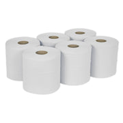 Sealey Paper Roll White 2-Ply Embossed 150m Pack of 6 WHT150 Sealey - Dynamic Drive