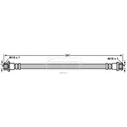 Borg & Beck Brake Hydraulic Hose Line inner BBH7872