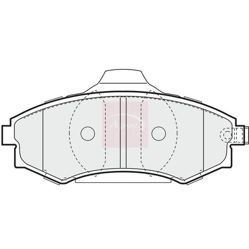 Apec Front Brake Pad Set PAD1203