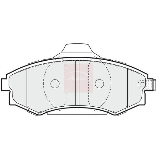 Apec Front Brake Pad Set PAD1203