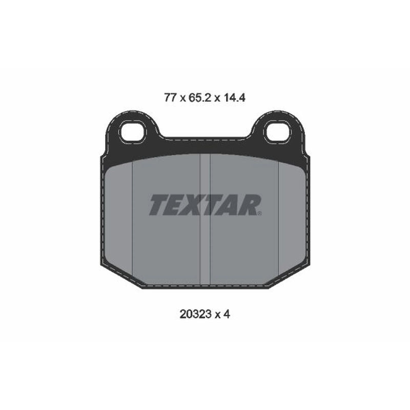 Textar Front Brake Pad Set 2032306