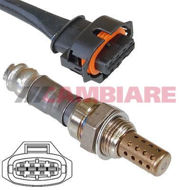 Cambiare O2 Lambda Oxygen Sensor after catalytic converter fits Opel Astra G