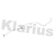 Klarius Box With Centre Pipe Centre fits Ford Escort V Express 1990-1994 1.8