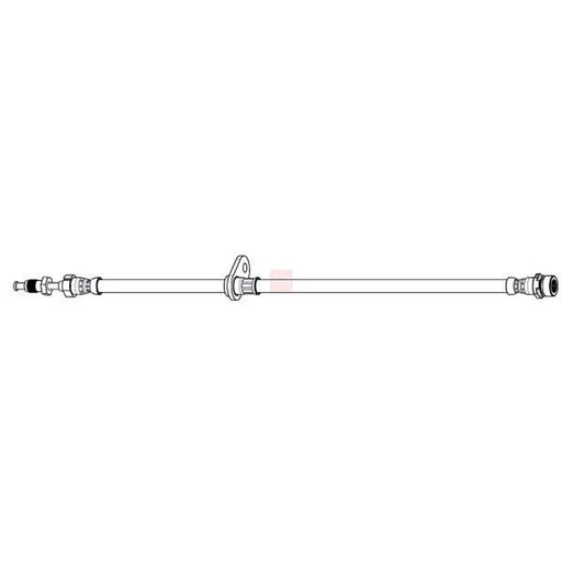 Apec Brake Hydraulic Hose Line Rear Right HOS4237