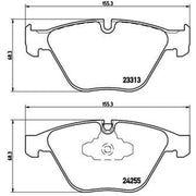 Brembo Front & Rear Brake Discs & Pads fits BMW 3 2005-2013