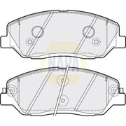 NAPA Front Brake Pad Set fits Hyundai Genesis 2011-2014 3.8