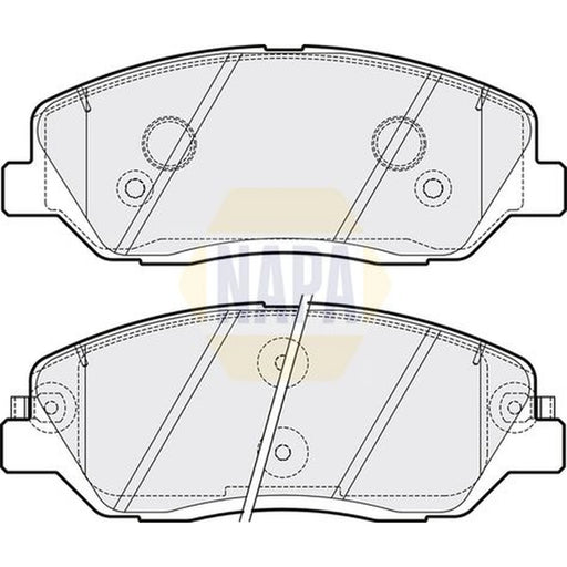 NAPA Front Brake Pad Set NBP1379