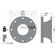Textar 2 x Internally Vented Brake Discs 93084900