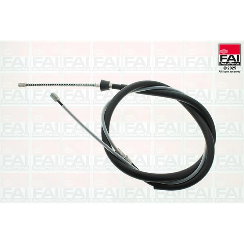 FAI Handbrake Cable Left Rear fits Skoda Roomster 2006-2015 1.2 1.4 1.6 1.9