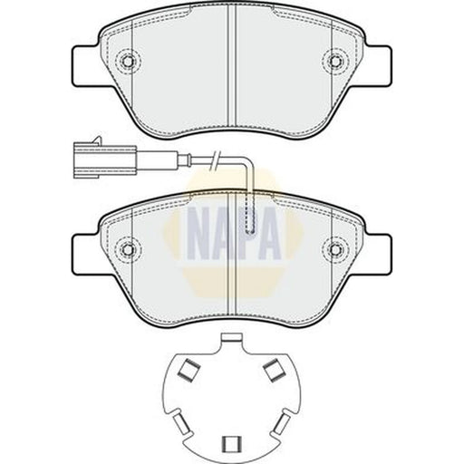 NAPA Front Brake Pad Set NBP1601