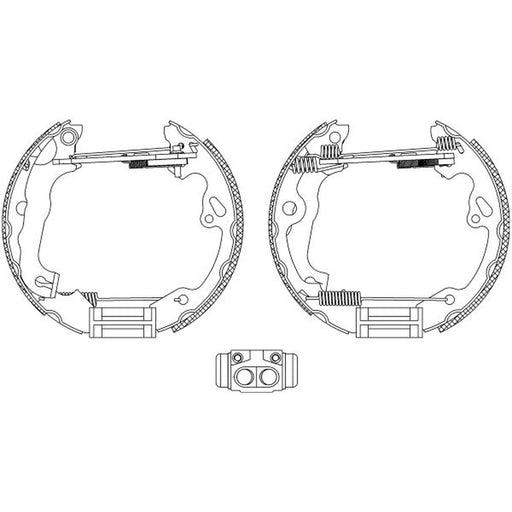 Mintex Brake Shoe Set Axle Kit fits Ford Focus I 1998-2004 1.8