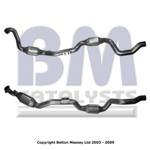 BM Catalysts Petrol Cat fits Mercedes-Benz M-Class 2000-2005 163.174