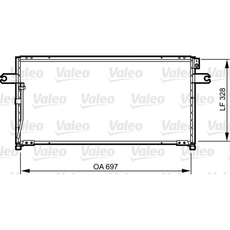 Valeo Air Conditioning Condenser 814252