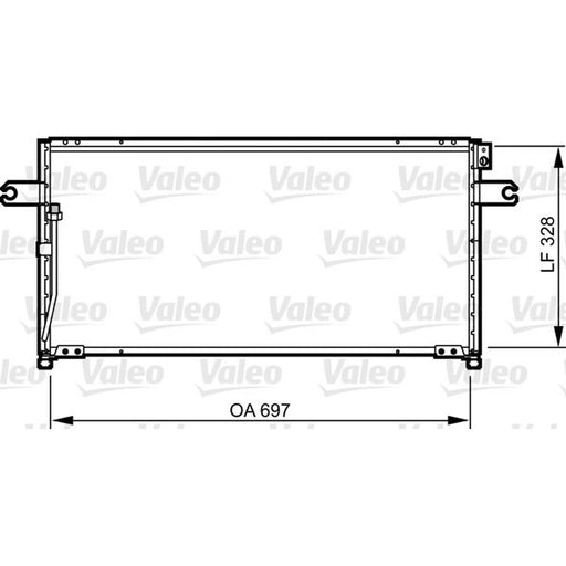 Valeo Air Conditioning Condenser 814252