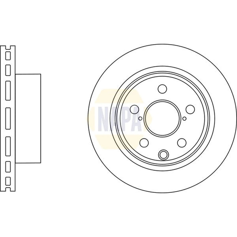 NAPA Front & Rear Brake Discs & Pads fits Subaru Forester 2013 on 2.0